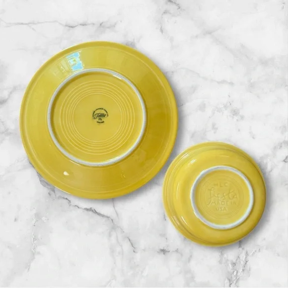 Fiestaware Classic Rim 2-Piece Place Setting Sunflower - Picture 10 of 11